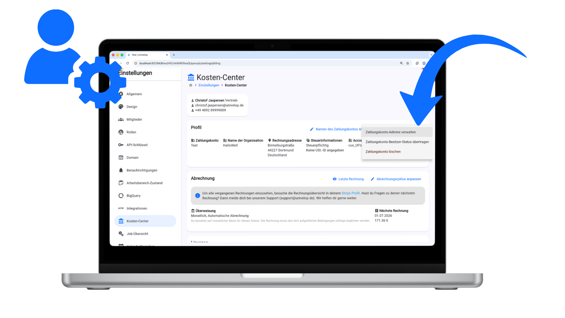 billing admins