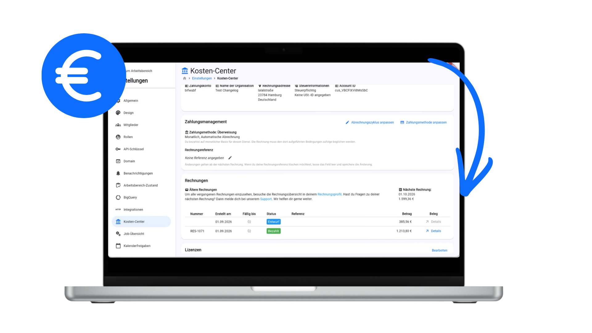 invoice status billing